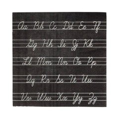 Cursive ABCs Paper Cocktail Napkin 24pk. - Pretty Day