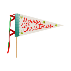 Merry Christmas Felt Pennant