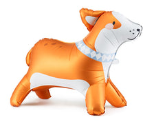 Corgi Dog Standing Air Fill Foil Balloon - Pretty Day