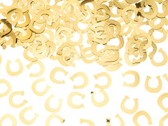 Gold Horseshoe Confetti - Pretty Day