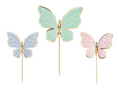 Butterfly Cake Toppers 9pc. - Pretty Day