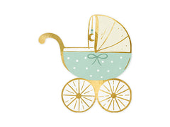 Baby Stroller Napkins in Tiffany Blue-20pk JN23 S1216 - Pretty Day