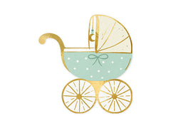 Baby Stroller Napkins in Tiffany Blue-20pk JN23  S1216 - Pretty Day