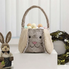 Brown Bunny Easter Basket