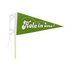 Golf Hole in One! Felt Pennant - Pretty Day