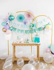 Mermaid Happy Birthday Banner Set - Pretty Day
