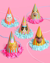 Cat Party Mini Party Hats