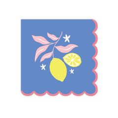 Bonjour Fête - LEMON ZEST LARGE NAPKINS - Pretty Day