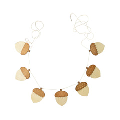 Wood Acorn Banner - Pretty Day