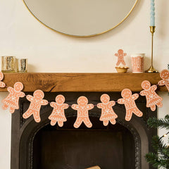 Gingerbread Friends Card Garland 2m - Pretty Day