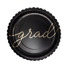 Script Graduate 10" Plate 8pk. - Pretty Day