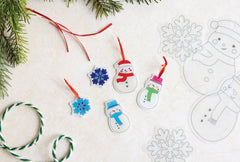Christmas Icons Shrinkable Ornaments Craft 12pk. - Pretty Day