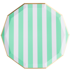 Fresh Mint Signature Cabana Plates Large 8pk.