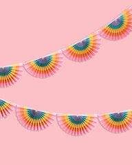 Rainbow Banner 3D Garland