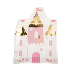 Princess Castle Shaped Paper Plate 8pk.