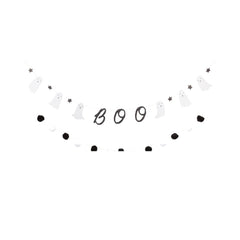 Boo Ghost Pom Pom Banner Set - Pretty Day