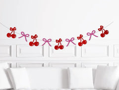Bow & Cherry Banner - Pretty Day