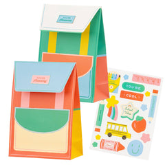 Backpack Shaped Treat Bags 8pk.