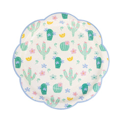 Fiesta Cacti Pattern 10" Plate 8pk. - Pretty Day