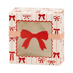 Red and Pink Bows Cookie Boxes - 6 pk - Pretty Day