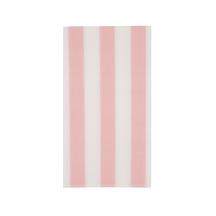 Bonjour Fête - PETAL PINK CABANA STRIPE GUEST TOWELS - Pretty Day