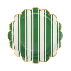 Tennis Party Striped Plate 8pk. - Pretty Day