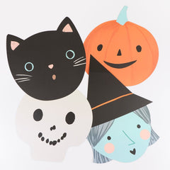 Halloween Heads Placemats 12pk.