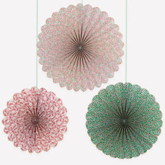 Meri Meri x Liberty Christmas Giant Pinwheels 3pk.