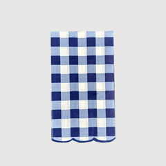 Coterie Party Supplies - Navy Gingham Guest Towels (20 per pack) - Pretty Day