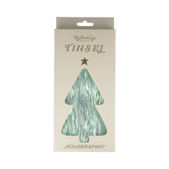Holographic Christmas Tree Tinsel - Pretty Day