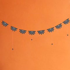 Cobweb Garland With Hanging Spiders 2m - Pretty Day