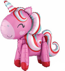 Standing Heart Unicorn Love Foil Balloon 22" - Pretty Day