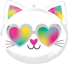 Cool Kitty Foil Balloon 18" - Pretty Day