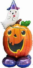 Pumpkin and Ghost 56" AirLoonz Balloon JL23 S7043 - Pretty Day