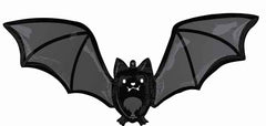Cute Glowy Halloween Bat Balloon 42" - Pretty Day