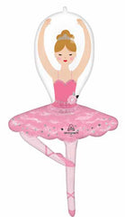 Ballerina Girl Jumbo Foil Balloon 43" - Pretty Day