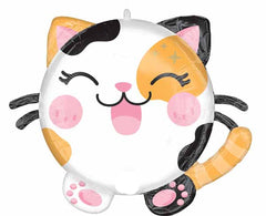 Kawaii Kitty 21" Foil Balloon - Pretty Day