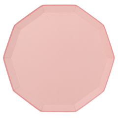 Petal Pink Plates Large 8pk. - Pretty Day