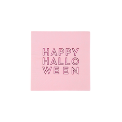 Happy Halloween Pink Cocktail Napkins - 20pk - Pretty Day