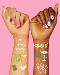 Martini Tats 50 temporary tattoos - Pretty Day