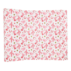 Pink Cowgirl Paper Table Runner - Pretty Day