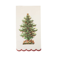 Vintage Christmas Tree Dinner Napkin 24pk. - Pretty Day