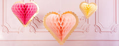 My Mind’s Eye - SEC1002 - Secret Admirer Honeycomb Hanging Hearts - Pretty Day