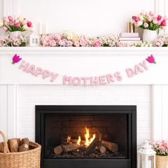 Happy Mother's Day Wool Banner