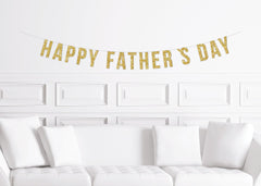 Father's Day Decorations Happy Father's Day Banner Sign for Dad - Pretty Day