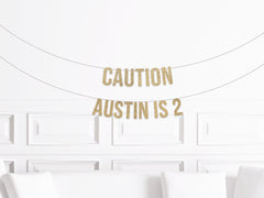 Construction Decorations, Custom Caution Banner, 1st 2nd 3rd 4th 5th Birthday Decor, Construction Themed Party Boy Boy's - Pretty Day