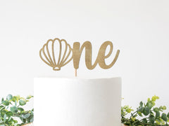 ONEder the Sea Cake Topper, Under the Sea 1st Birthday Party Decorations, Ocean Themed First Birthday, Mermaid 1st Birthday Party Supplies - Pretty Day