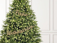 German Merry Christmas Tree Decorations, Frohe Weihnachten Christmas Tree Banner, Christmas Tree Wrap Banner, Christmas Tree Bunting