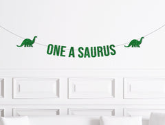 Oneasaurus Birthday Decorations, Dinosaur 1st Birthday Party Banner, Dino First Decor, Dinosaur Cake Smash Backdrop Sign, Party Supplies - Pretty Day