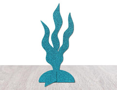 Mermaid Party Decorations, Glitter Paper Seaweed Table Centerpiece, Under the Sea Party Decor, Mermaid Supplies, Table Center Piece Sea Weed - Pretty Day